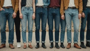 différentes coupes de jeans